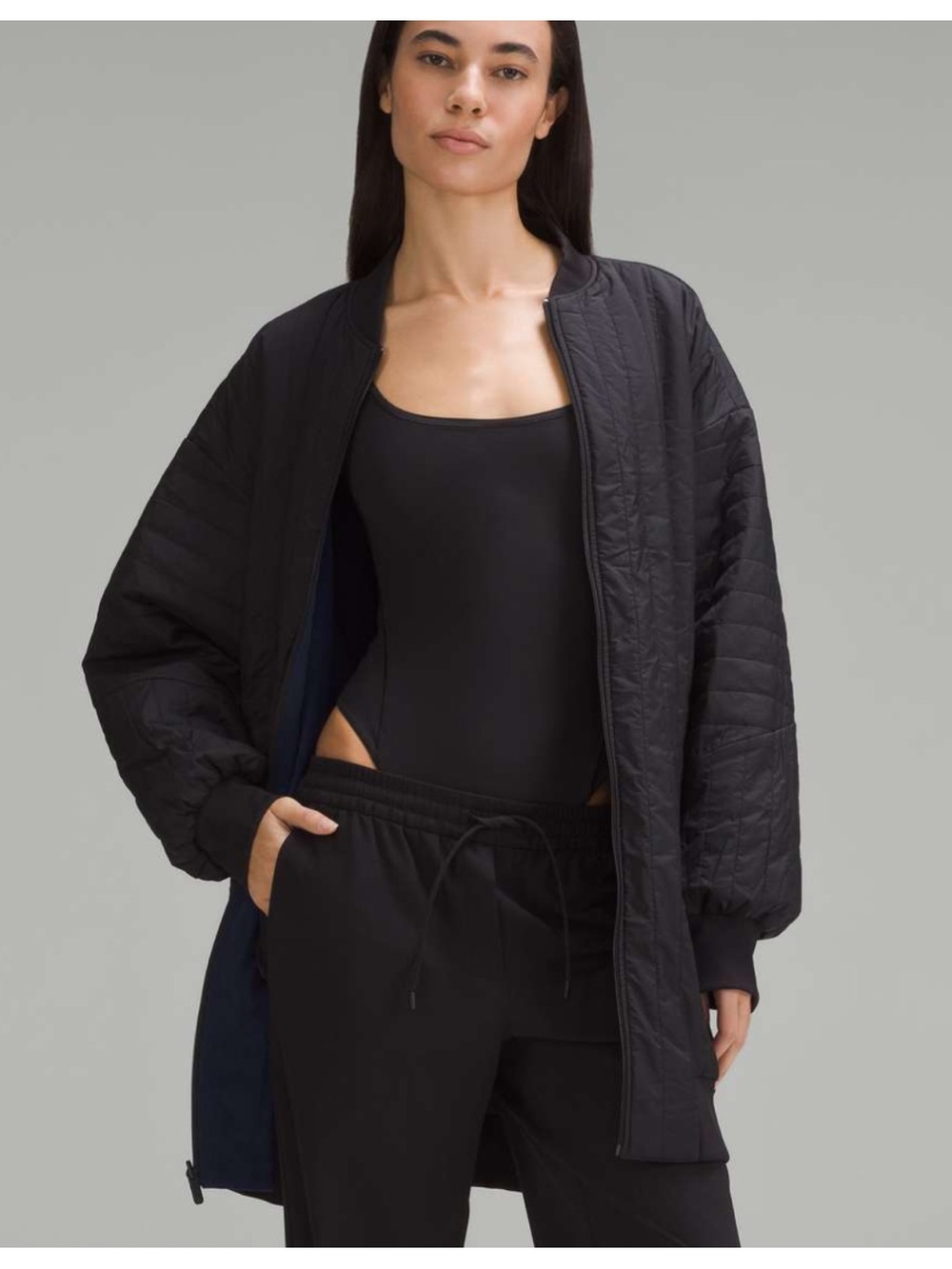 Lulu Reversible Long Jacket
